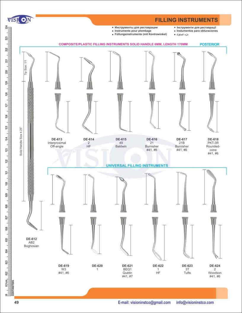 Vision Instruments Company Instruments